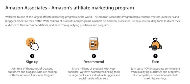 amazon associates affiliate marketing